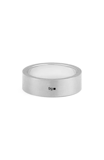 Le Gramme Ribbon 9g Brushed Sterling Silver Band Ring