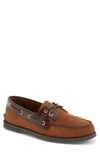 Sperry Men's Authentic Original Two Eye Nubuck Leather Boat Shoes In Brown