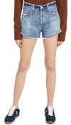 Citizen Of Humanity Annabelle High Waist Cutoff Denim Shorts In Solano Canyon