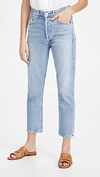 CITIZENS OF HUMANITY CHARLOTTE CROP HIGH RISE STRAIGHT JEANS HOT SPRING,CITIZ41295