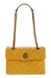 KURT GEIGER KENSINGTON X QUILTED LEATHER SHOULDER BAG,1470420109