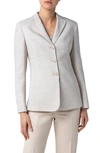 AKRIS STRETCH PIQUE JACKET,7101602500018620