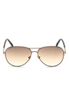 TOM FORD CLARK 59MM GRADIENT AVIATOR SUNGLASSES,FT0823W5948G