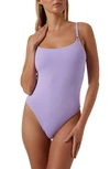 Melissa Odabash Womens Lilac Tosca Ring-detail Swimsuit 6