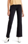 Levi's Ribcage High Waist Bootcut Jeans In Black Bayou