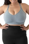 Kindered Bravely Sublime Nursing Sports Bra In Sea Glass Heather