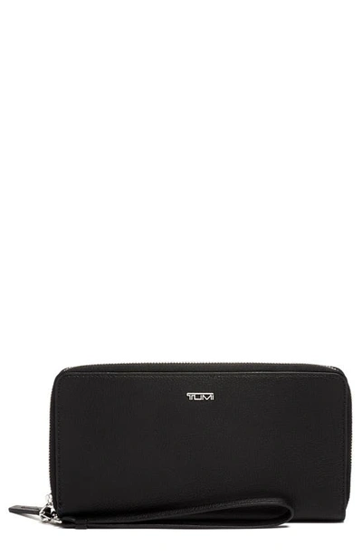 Tumi Belden Leather Travel Wallet In Black