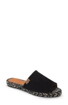 Toni Pons Teide Espadrille Sandal In Black Suede