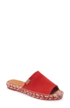 Toni Pons Teide Espadrille Sandal In Raspberry Suede