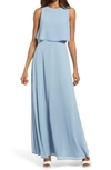 LULUS UTTERLY ENCHANTING POPOVER CHIFFON GOWN,68239