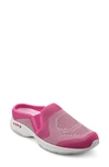 Easy Spirit Women's Take Knit Slip-on Mules Women's Shoes In Pink