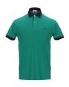 Brooksfield Polo Shirts In Green