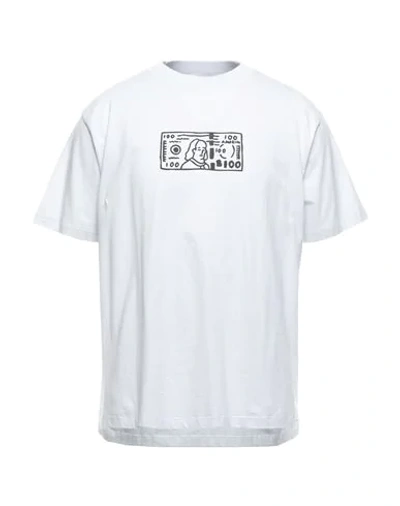 424 Fourtwofour T-shirts In White