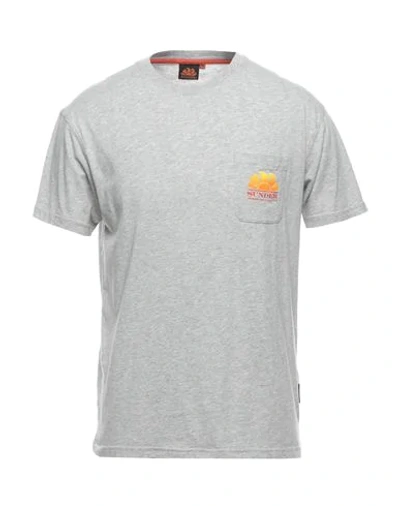 Sundek T-shirts In Light Grey