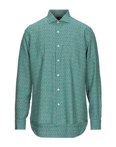 Alessandro Boni Shirts In Green