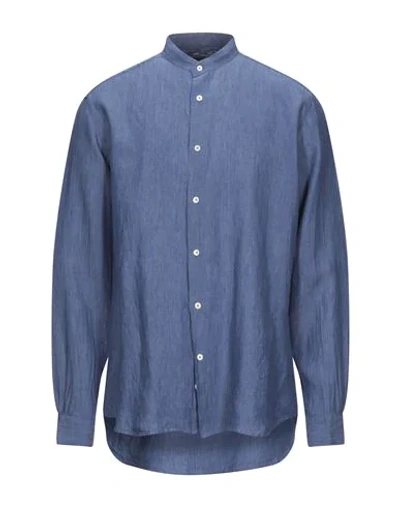 Alessandro Boni Shirts In Blue