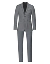 Grey Daniele Alessandrini Suits In Grey