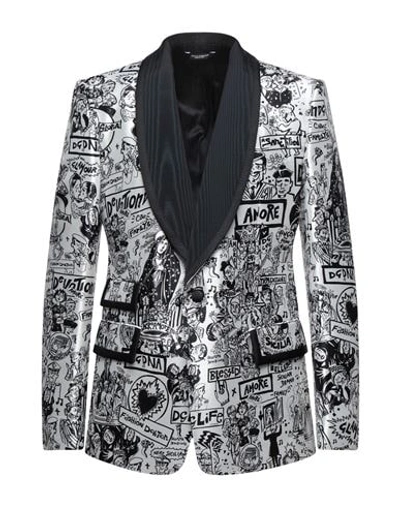Dolce & Gabbana Suit Jackets In White