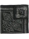 SAINT LAURENT SEMI-SHEER BANDANA SCARF