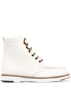 TOD'S LACE-UP ANKLE BOOTS