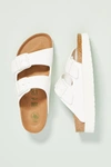 Birkenstock Arizona Platform Vegan Sandals In White