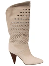 ISABEL MARANT LURREY PERFORATED BOOTS,LURREY-20WH