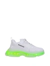 Balenciaga Triple-s Air Retro Sneaker In Wht Yell Fluo