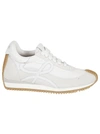 Loewe Low-top Sneakers With Contrast Rubber Sole In White