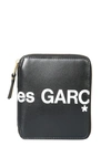 COMME DES GARÇONS ZIP AROUND WALLET,SA2100HL BLACK