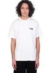 VETEMENTS T-SHIRT IN WHITE COTTON,UE51TR720W