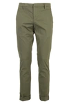 DONDUP trousers,UP235 GSE04688 633 VERDE MILITARE