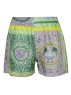 VERSACE ALL-OVER PRINTED SWIM SHORTS,11757390