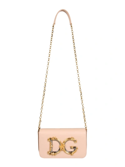 Dolce & Gabbana Dg Girls Clutch In Powder