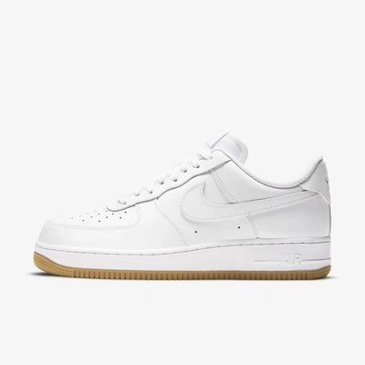 Nike White Gum Air Force 1 '07 Sneakers