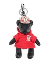 Burberry Thomas Bear Monogram Charm In Red