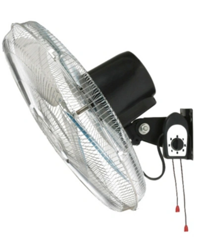 Optimus F-4187 18" Industrial Grade High Velocity Oscillating Wall Fan In Gray