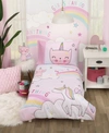 EVERYTHING THE CATICORN GIRL POWER 4 PIECE TODDLER BEDDING SET