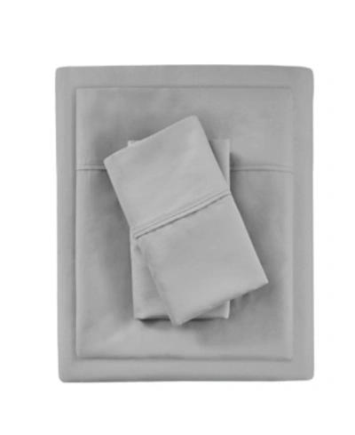Beautyrest Temperature Regulating 1000 Thread Count Cotton Sateen Blend 4-pc. Sheet Set, California King In Gray