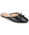 Journee Collection Journee Tammala Bow Detail Flat In Black