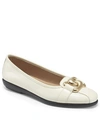 Aerosoles Women's Big Bet Ballet Flats Women's Shoes In Off White