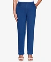 ALFRED DUNNER PETITE LAZY DAISY PROPORTIONED SHORT PULL-ON PANT