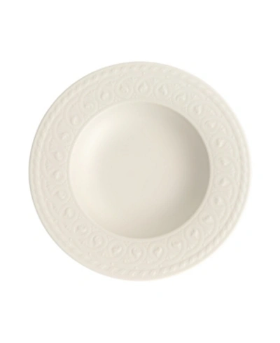 Villeroy & Boch Cellini Rim Soup Bowl In White