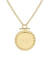 Brook & York Winnie Initial Pendant In Gold- A