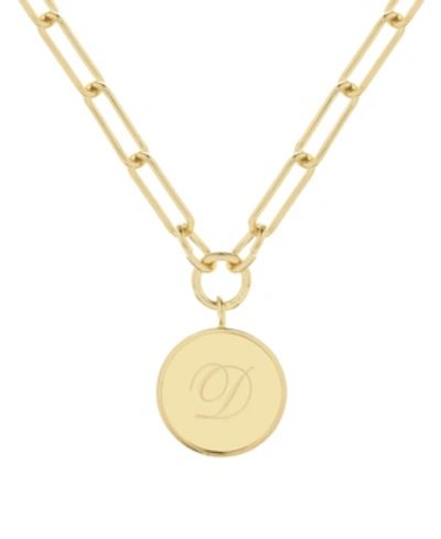 Brook & York Callie Initial Pendant In Gold- D