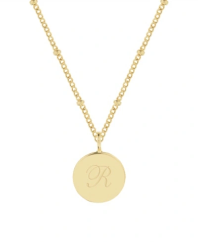 Brook & York Lizzie Initial Pendant In Gold- R
