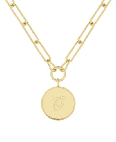 Brook & York Callie Initial Pendant In Gold- O