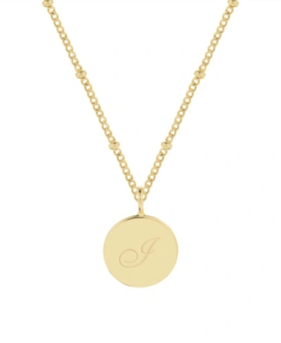 Brook & York Lizzie Initial Pendant In Gold- I