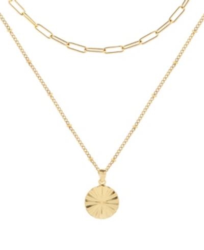 Brook & York Celeste Pendant Layering Set In Gold