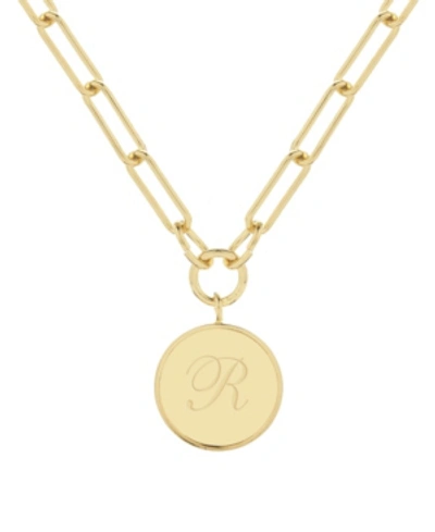 Brook & York Callie Initial Pendant In Gold- R