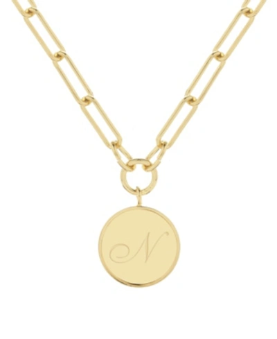 Brook & York Callie Initial Pendant In Gold- N